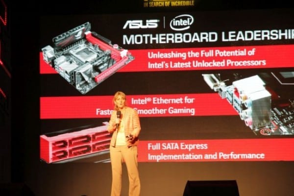 Graff introducing Intel's 2014 advancements.