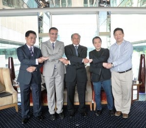 Dato' Sallehuddin Othman, Chairman, Cradle; Kelvin Goh, Venture Partner, Crystal Horse Investment Pte Ltd; and Lau Kin Wai, Chief CEO Fatfish Ventures Sdn Bhd, have come together to support the entrepreneur ecosystem.