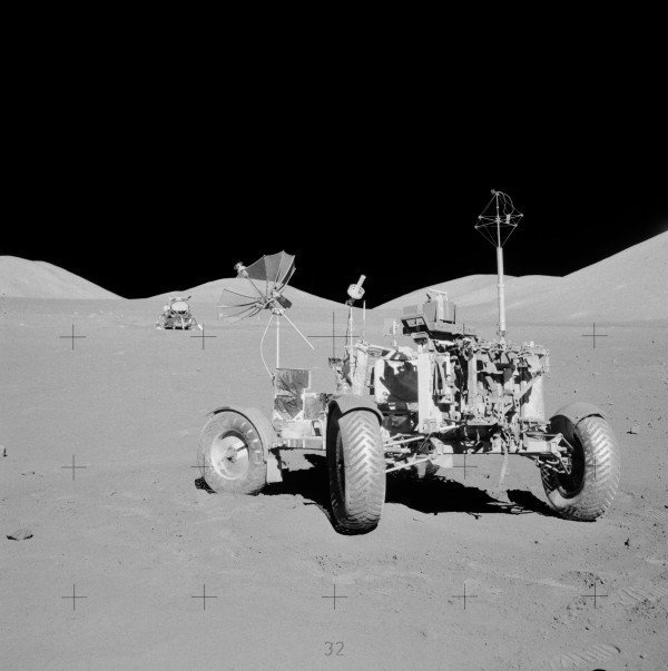 Apollo 17 lunar rover.