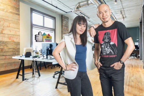 From left: Two-times WWWOW winner, Christy Ng and 2015 awards winner, James Lee.