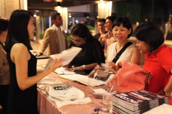 Despite the heavy downpour, guests turned out in numbers