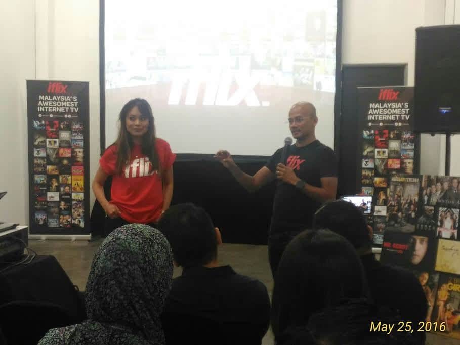 Left to right: Malaysian actress Maya Karin and COO of iflix Group, Azran Osman-Rani