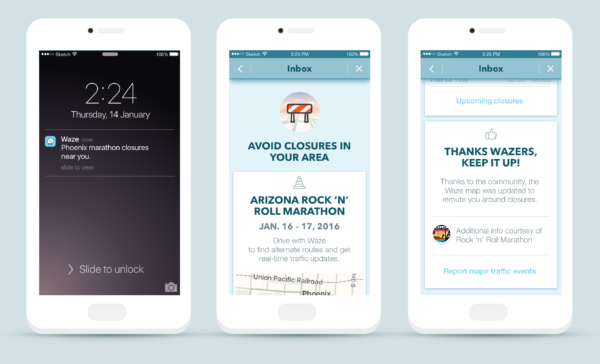 Waze Global Event Partner Program - All Screens