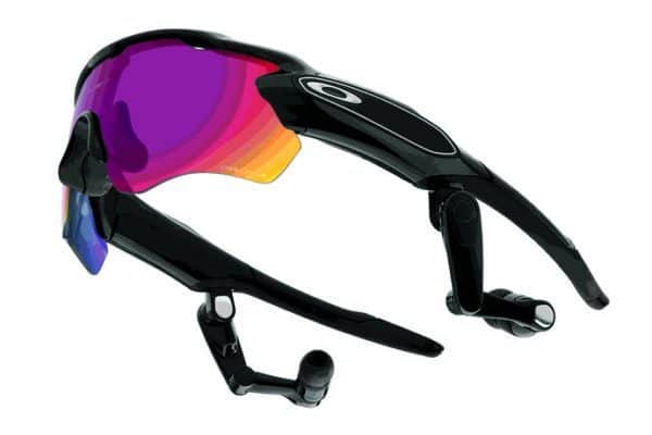 Radar Pace is smart eyewear featuring a real-time voice-activated coaching system powered by Intel® Real Speech. Radar Pace will be available in stores on Oct. 1, 2016. (Source: Oakley)