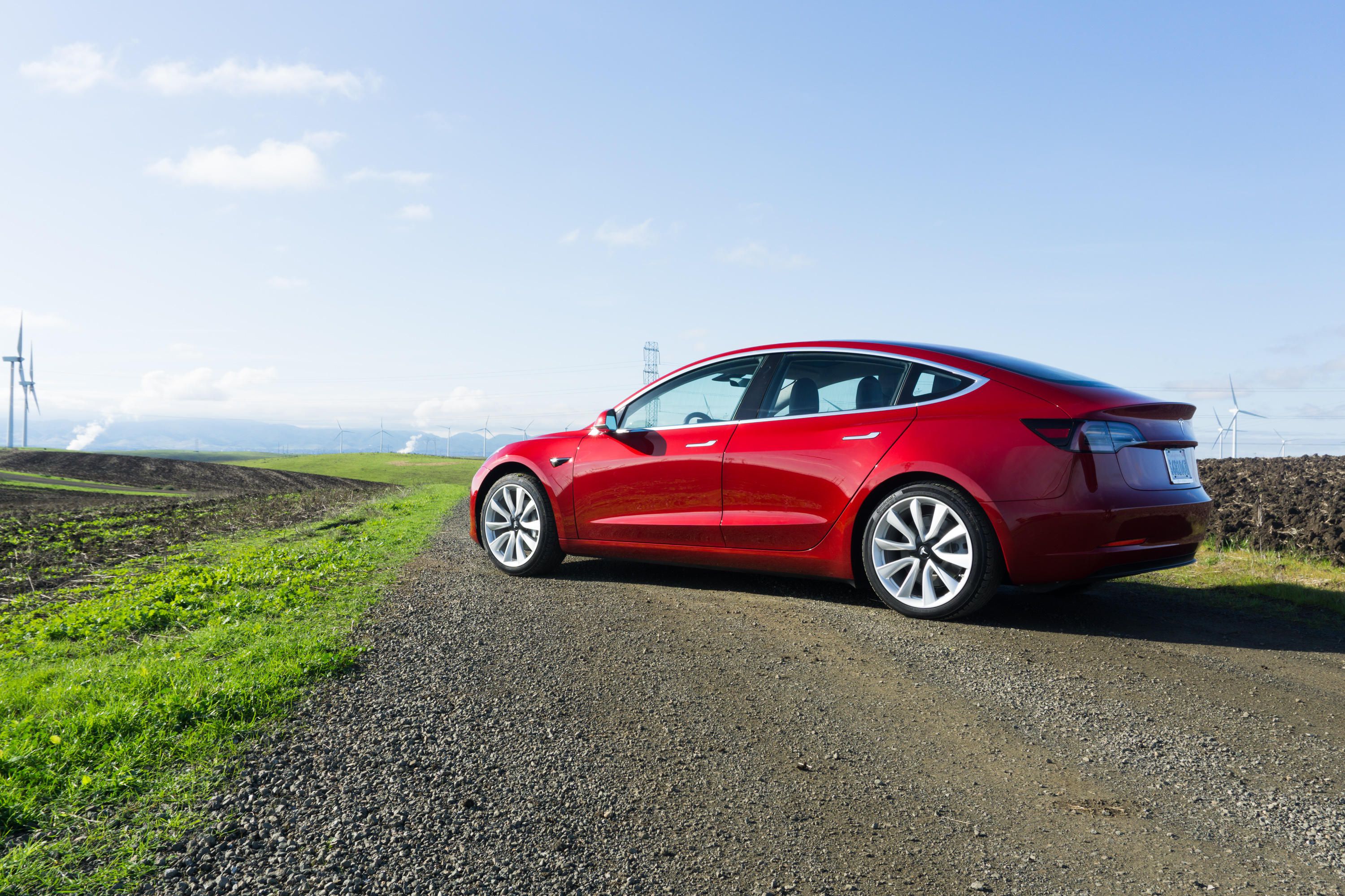 tesla model 3 production image