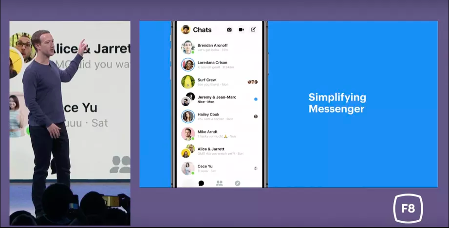 redesigning messenger