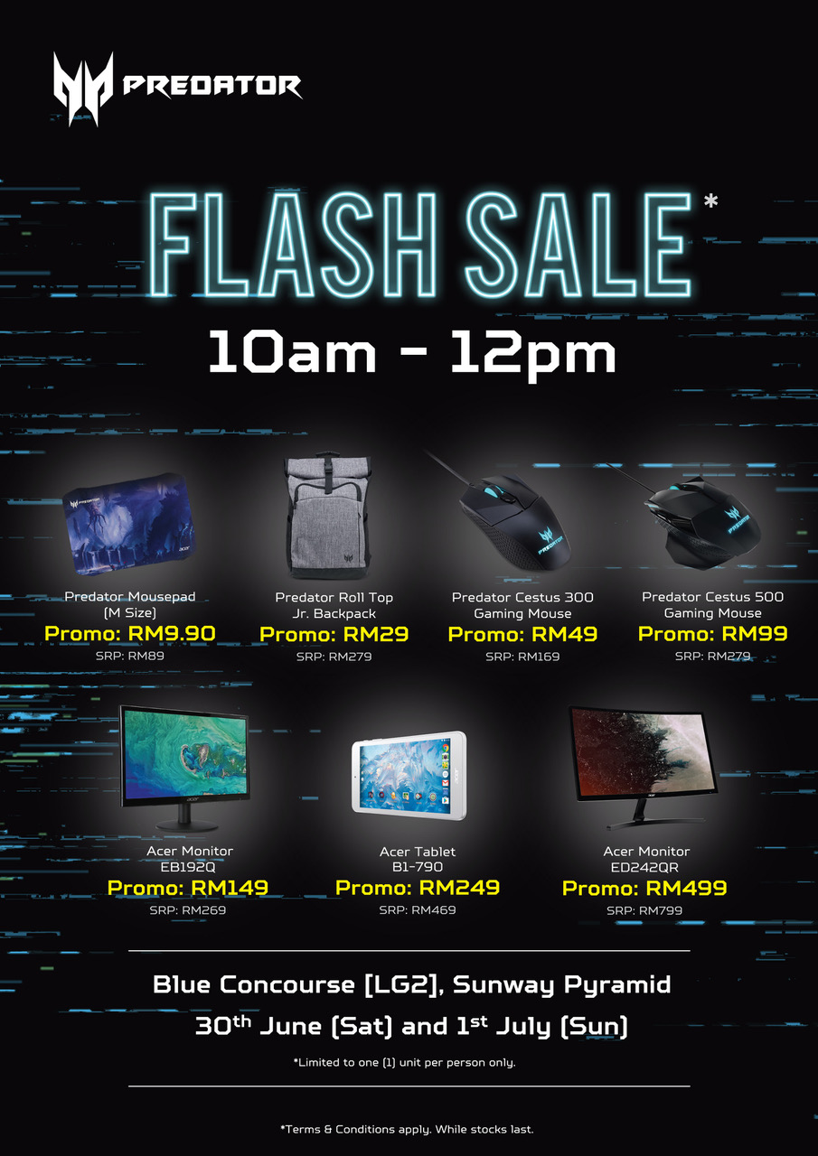 predator launch promotion