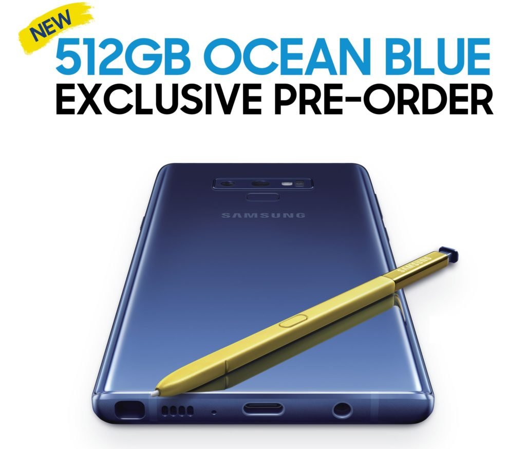 Samsung Galaxy Note9 512GB pre-order