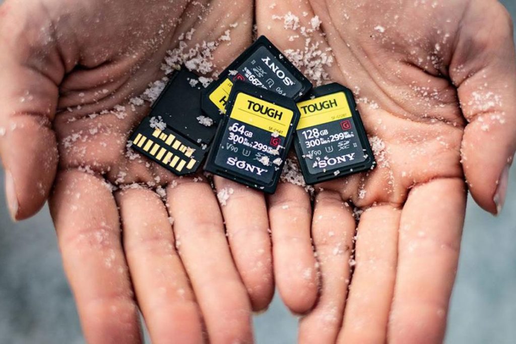 Sony  SF-G series TOUGH specification UHS-II SD cards